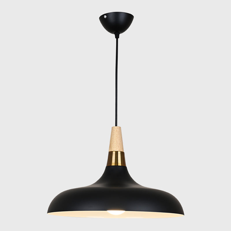 Plafond suspendu moderne en aluminium 1-Light Down Light pour salle à manger