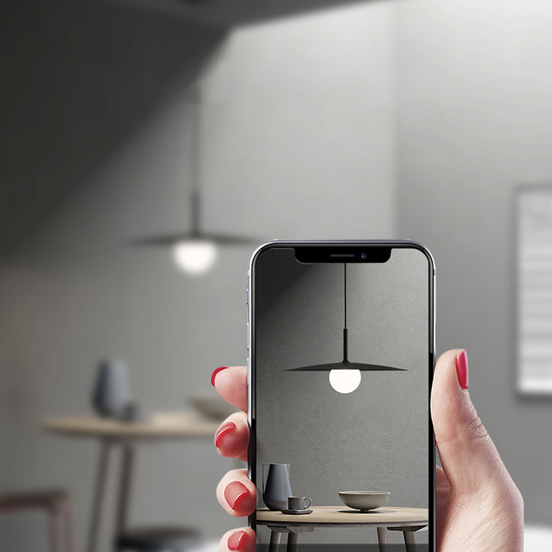 1-Light White Glass Pendant Lighting Fixtures Modern Ceiling Pendant for Bar