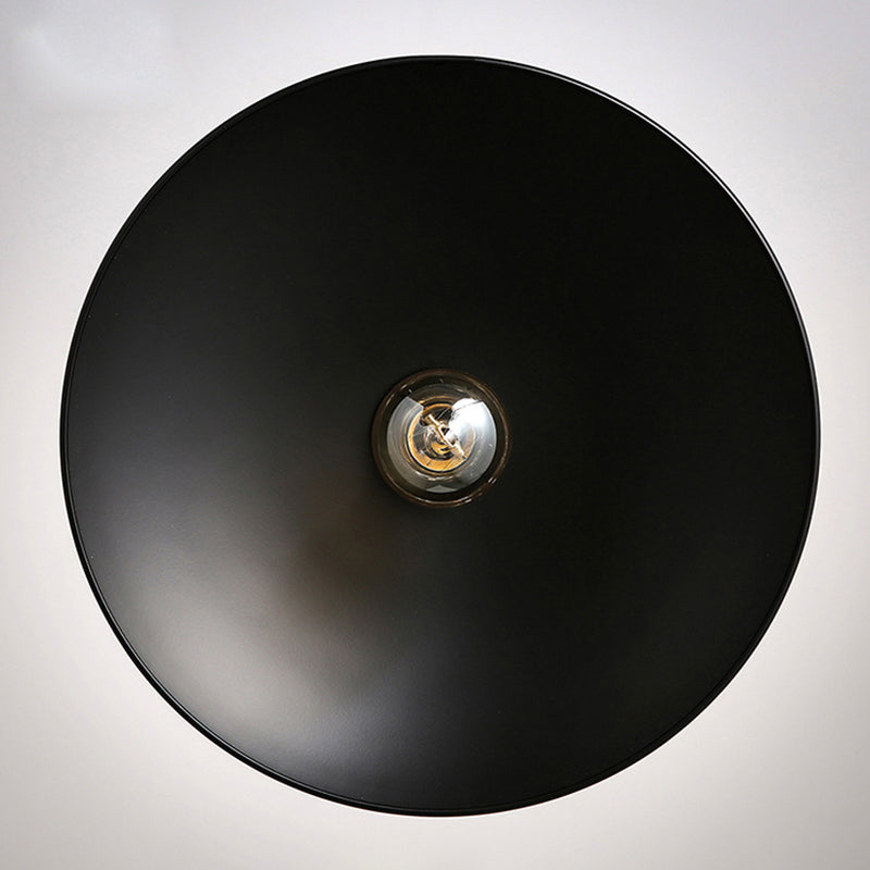 1 Copertura in pentola leggera a sospensione in stile industriale Metal Appeding Illuminazione per soggiorno