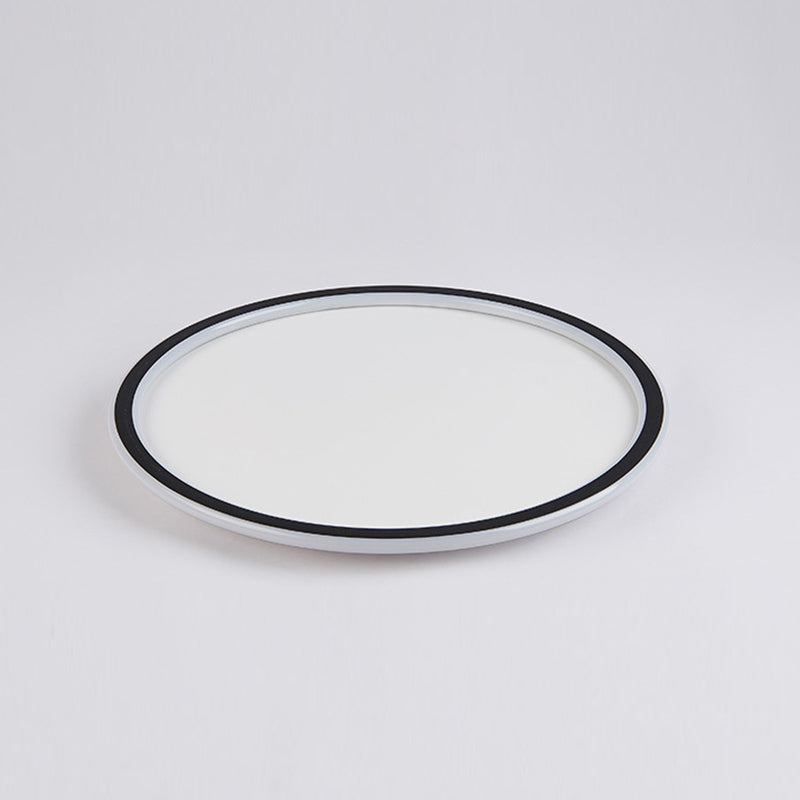 Cirkelvormige metalen plafondlamp, minimalistische stijl LED-inbouwplafondlamp