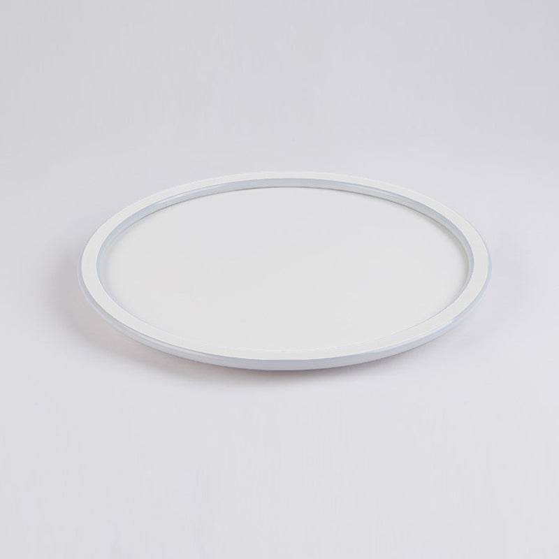 Plafoniera circolare in metallo Lampada da soffitto a LED in stile minimalista con montaggio a incasso
