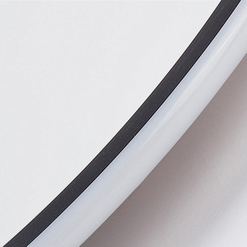 Cirkelvormige metalen plafondlamp, minimalistische stijl LED-inbouwplafondlamp