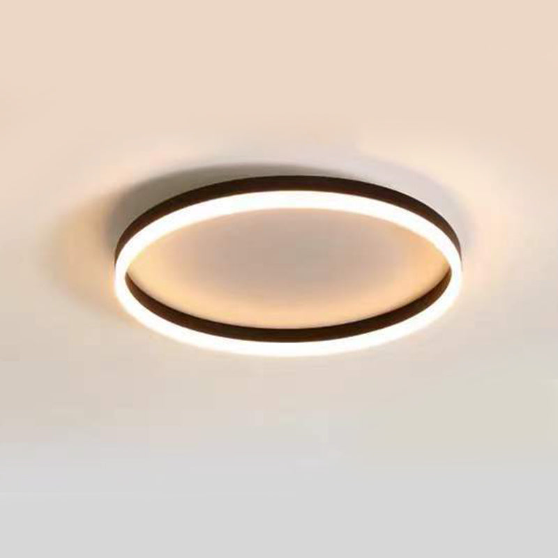 Circular Flush Mount Plafond Light Metal LED Modern Flush Mount Light voor slaapkamer