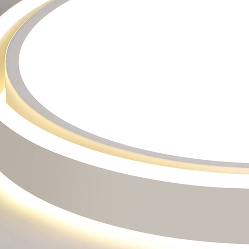 Eenvoud Ronde Flush Mount Verlichting Metaal LED Slaapkamer Plafond Mount Licht Profiel