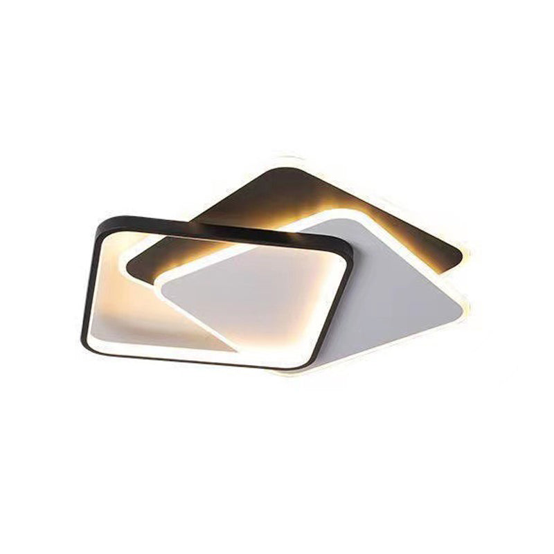 Metalen Geometrisch Plafond Lamp Armatuur Moderne Stijl LED Plafond Mount Light Fixture