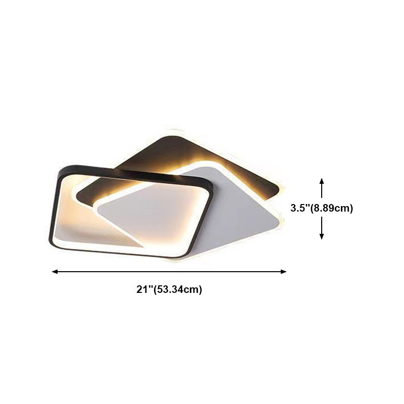 Metalen Geometrisch Plafond Lamp Armatuur Moderne Stijl LED Plafond Mount Light Fixture