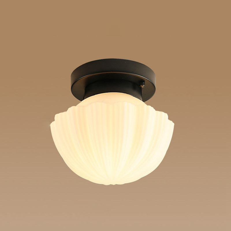 Modern Semi Flush Plafoniera Tradizionale Semi Mount Illuminazione per Vetro Shaded