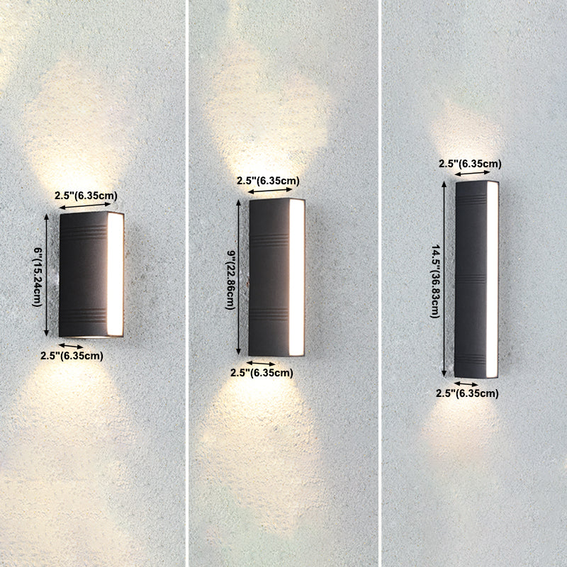 Stile Nordic in stile Alluminio Lumo geometrico Led Sconce per all'aperto