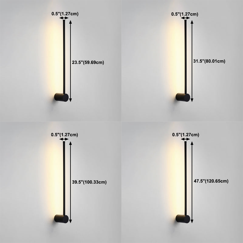 Application murale à LED légère de style moderne légère pour le salon