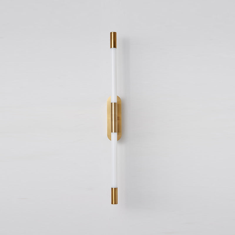 Salon Murne Gamique Postmodern Metal Wall Murd Lightture avec une teinte acrylique