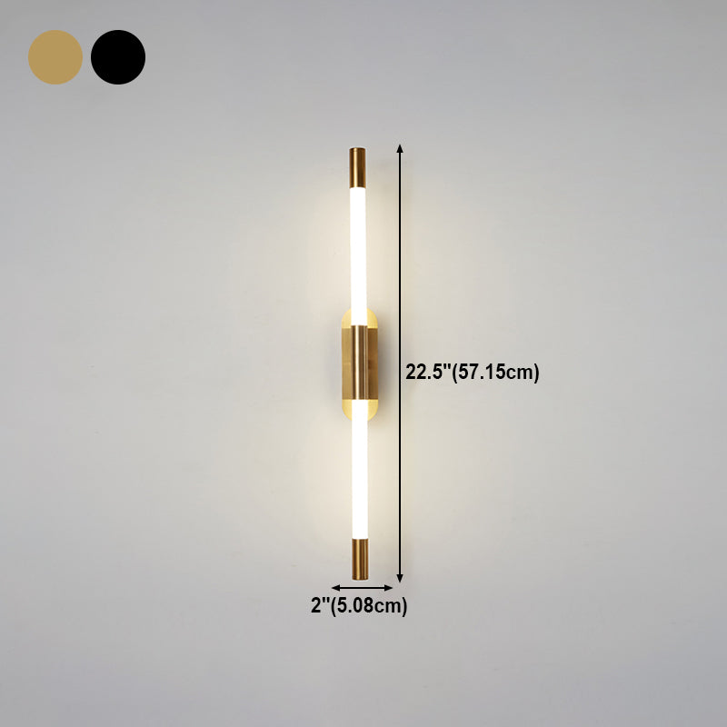 Salon Murne Gamique Postmodern Metal Wall Murd Lightture avec une teinte acrylique