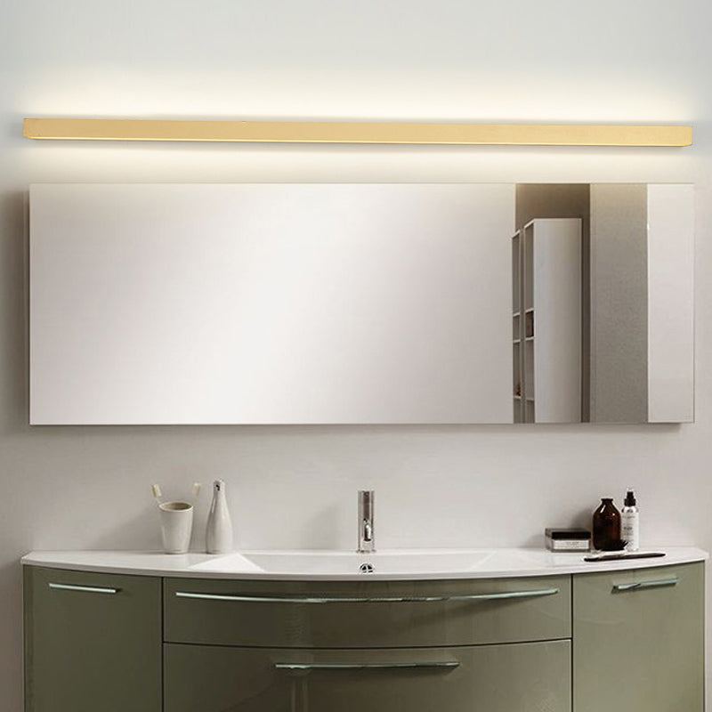 Modern Style Led Vanity Light Simple Linear Mirror Lighting Fixture for Washing Room