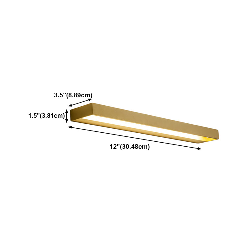 Modern Style Led Vanity Light Simple Linear Mirror Lighting Fixture for Washing Room