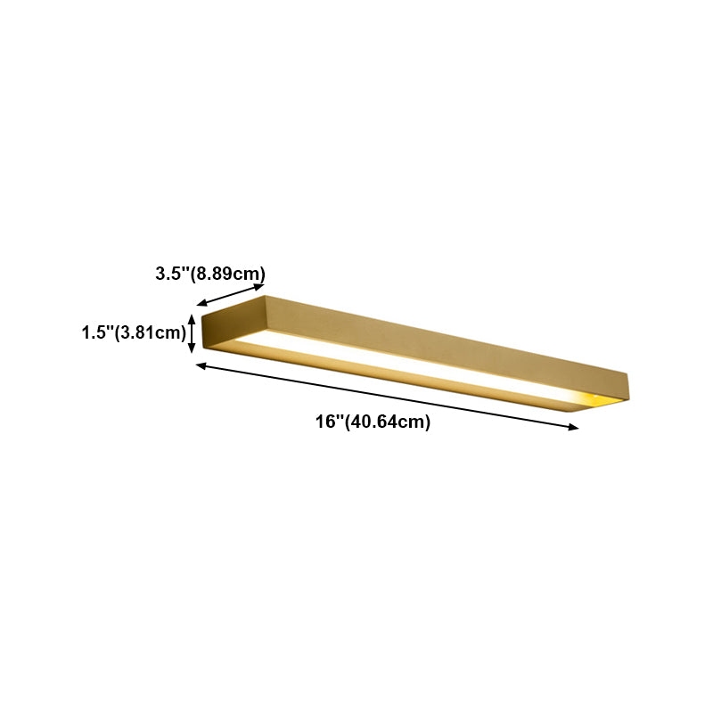 Modern Style Led Vanity Light Simple Linear Mirror Lighting Fixture for Washing Room