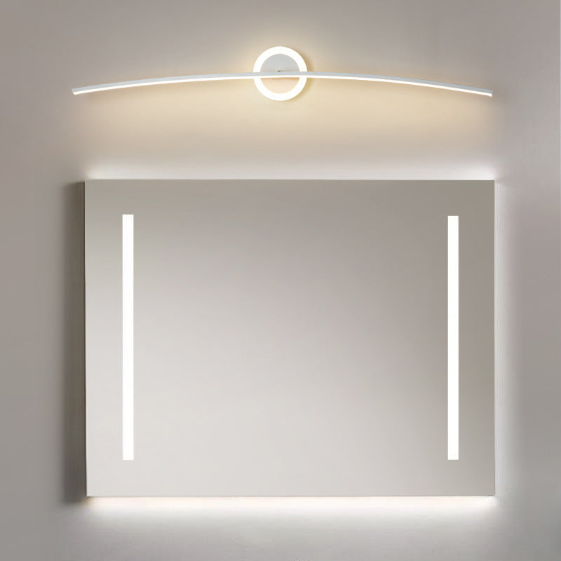 Contemporary Style Led Vanity Light Simple Linear Mirror Lighting Fixture for Washing Room