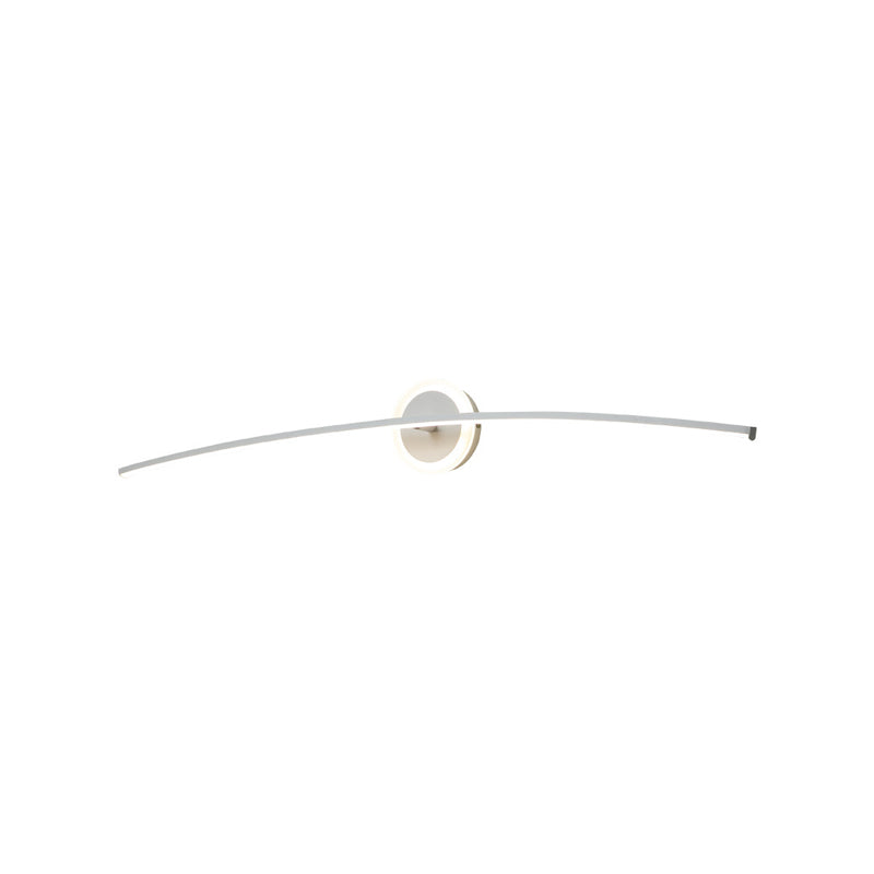 Contemporary Style Led Vanity Light Simple Linear Mirror Lighting Fixture for Washing Room