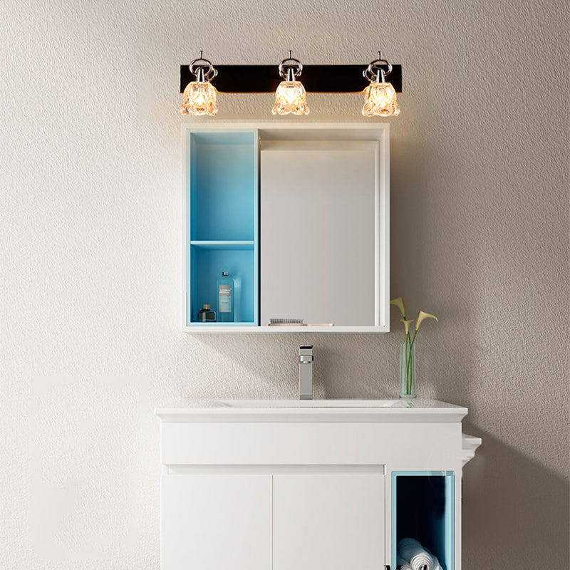 Contemporary Vanity Light Simple Glass Mirror Lighting Fixtures for Washing Room
