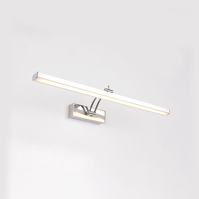 Contemporary Vanity Light Simple Linear Mirror Lighting Fixtures for Bathroom