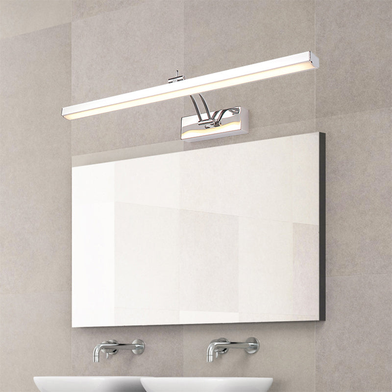 Contemporary Vanity Light Simple Linear Mirror Lighting Fixtures for Bathroom