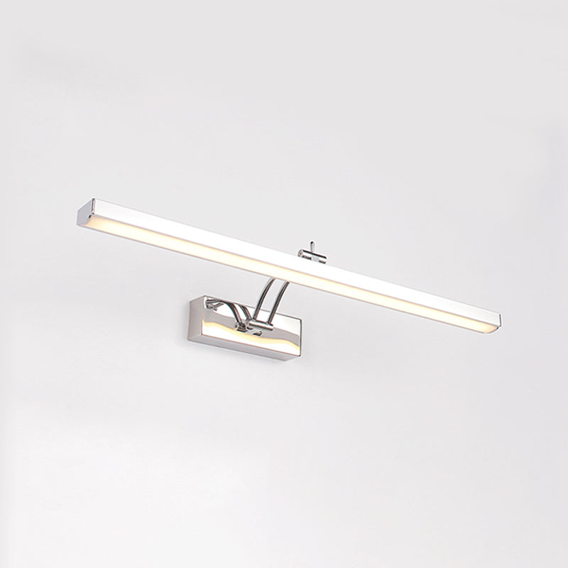 Contemporary Vanity Light Simple Linear Mirror Lighting Fixtures for Bathroom