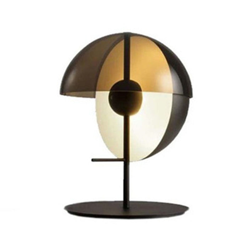 Eenvoudige bureaulamp huishoudelijke glazen tafellichtmakelaar voor slaapkamerstudieruimte