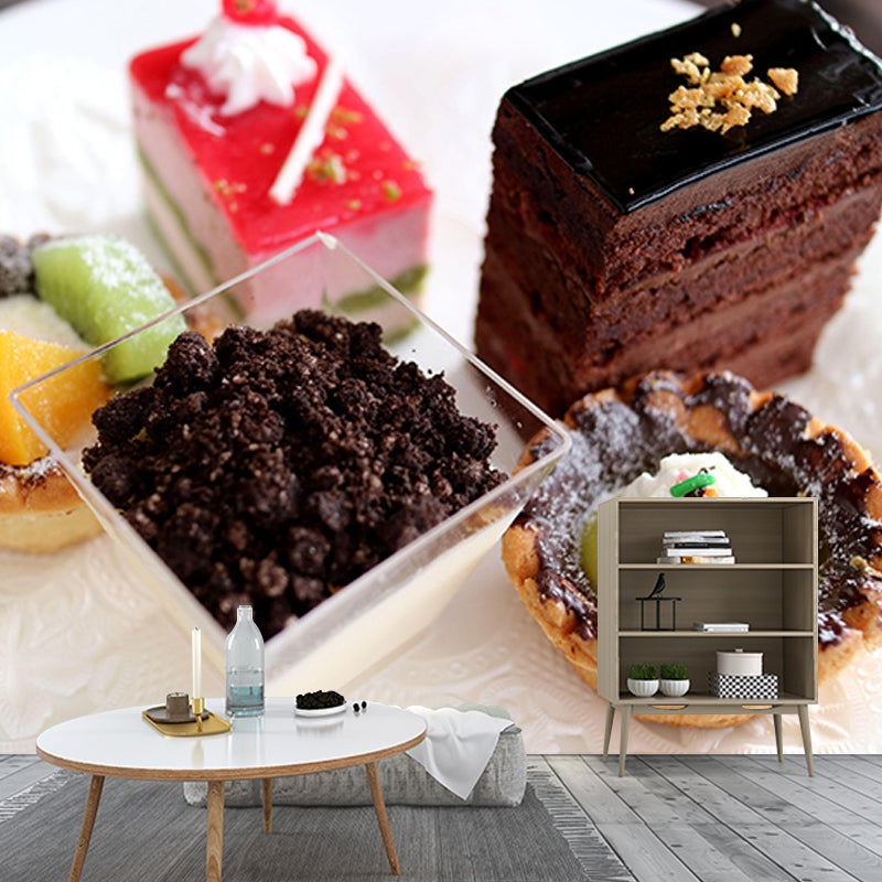 Modern Style Wall Mural Wallpaper Afternoon Tea Sitting Room Wall Mural