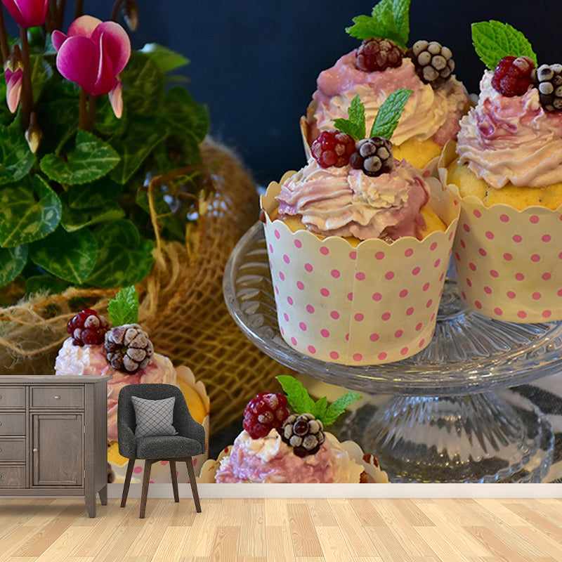 Modern Style Wall Mural Wallpaper Afternoon Tea Sitting Room Wall Mural