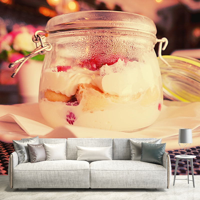 Environment Friendly Resistant Mural Wallpaper Afternoon Tea Sleeping Room Wall Mural