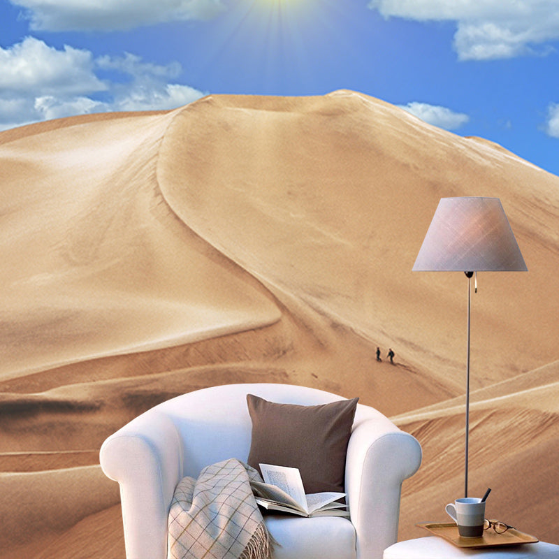 Photography Stain Resistant Wall Mural Wallpaper Desert Sitting Room Wall Mural
