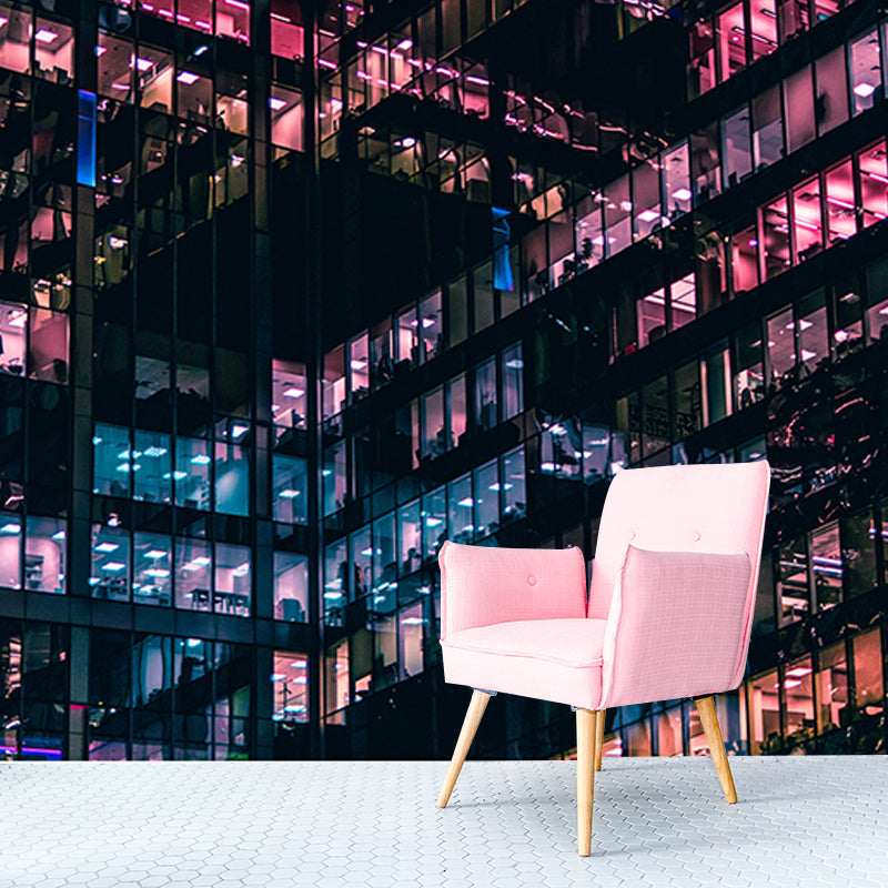 Modern Style Wall Mural Wallpaper City Building Sitting Room Wall Mural