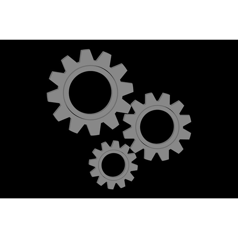 Modern Illustration Mural Wallpaper Metal Gear Living Room Wall Mural