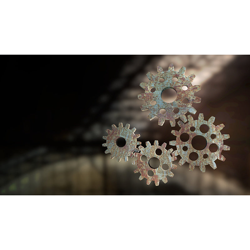 Photography Environment Friendly Mural Wallpaper Metal Gear Bedroom Wall Mural