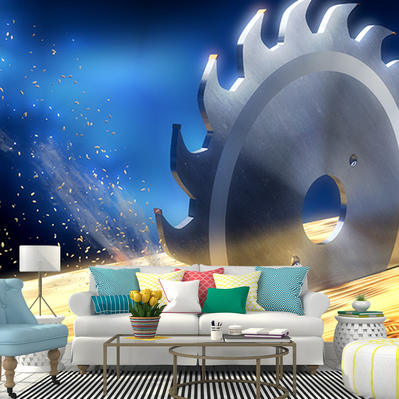 Beautiful Photography Mural Wallpaper Metal Gear Indoor Wall Mural