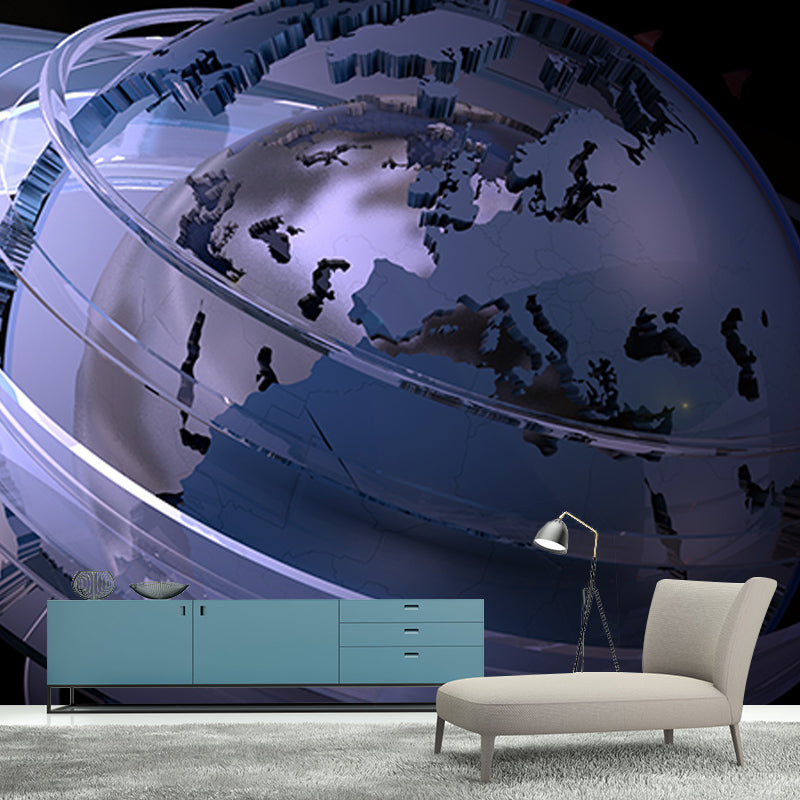 Photography Stain Resistant Mural Wallpaper 3D Vision Sleeping Room Wall Mural