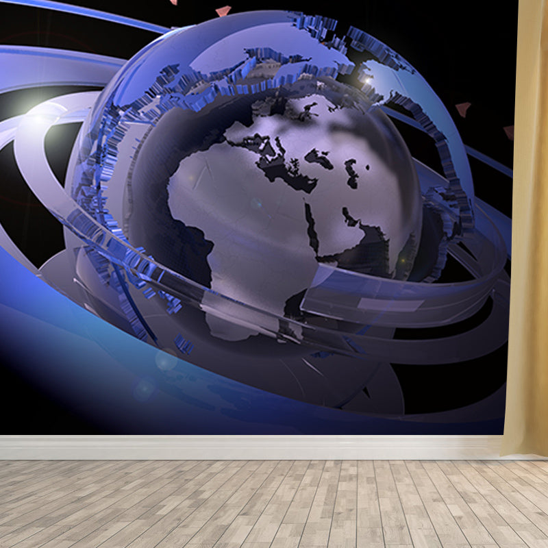 Photography Stain Resistant Mural Wallpaper 3D Vision Sleeping Room Wall Mural