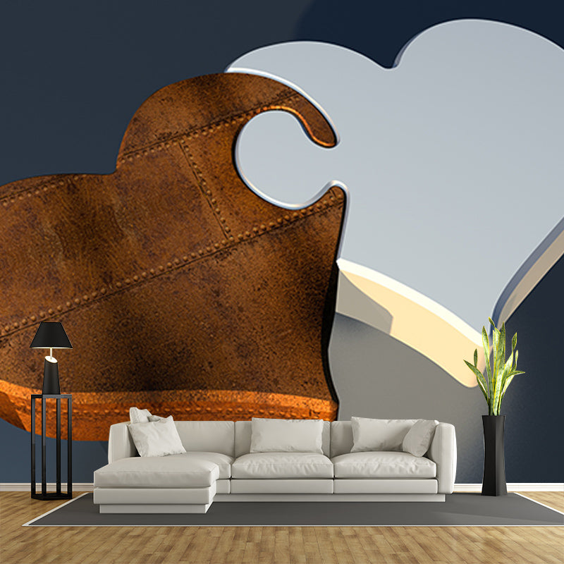 Decorative Wall Mural Wallpaper 3D Vision Sitting Room Wall Mural