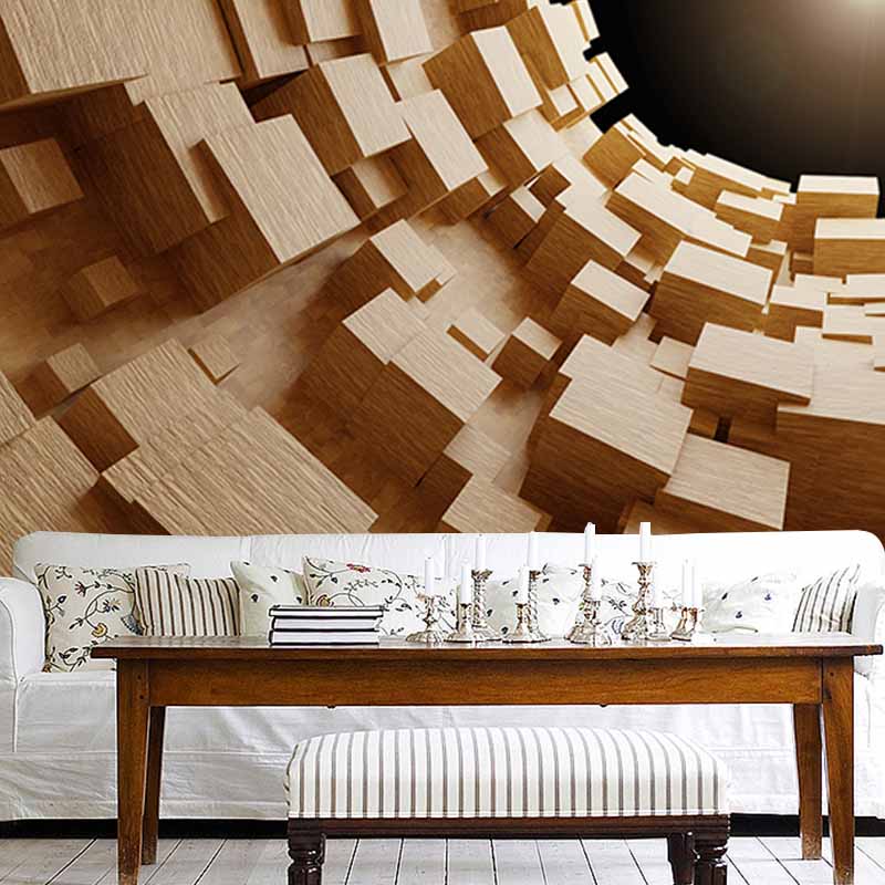 Environment Friendly Mural Wallpaper 3D Vision Photography Bedroom Wall Mural