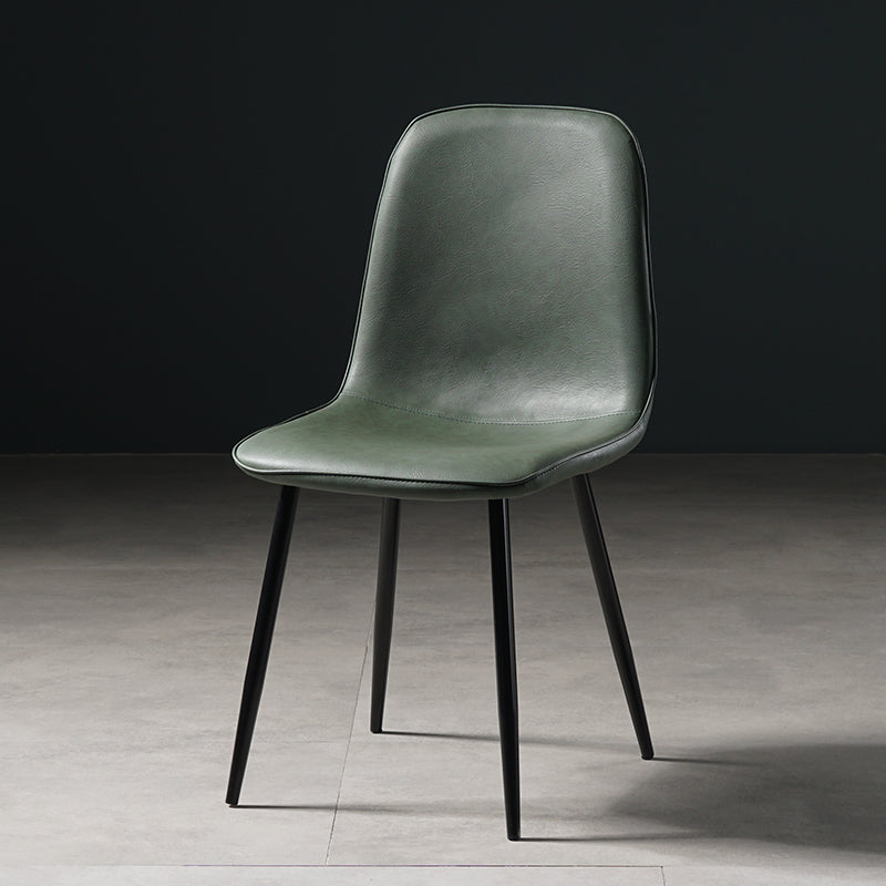 Nordic Metal Dining Chairs Dining Armless Side Chairs for Kitchen