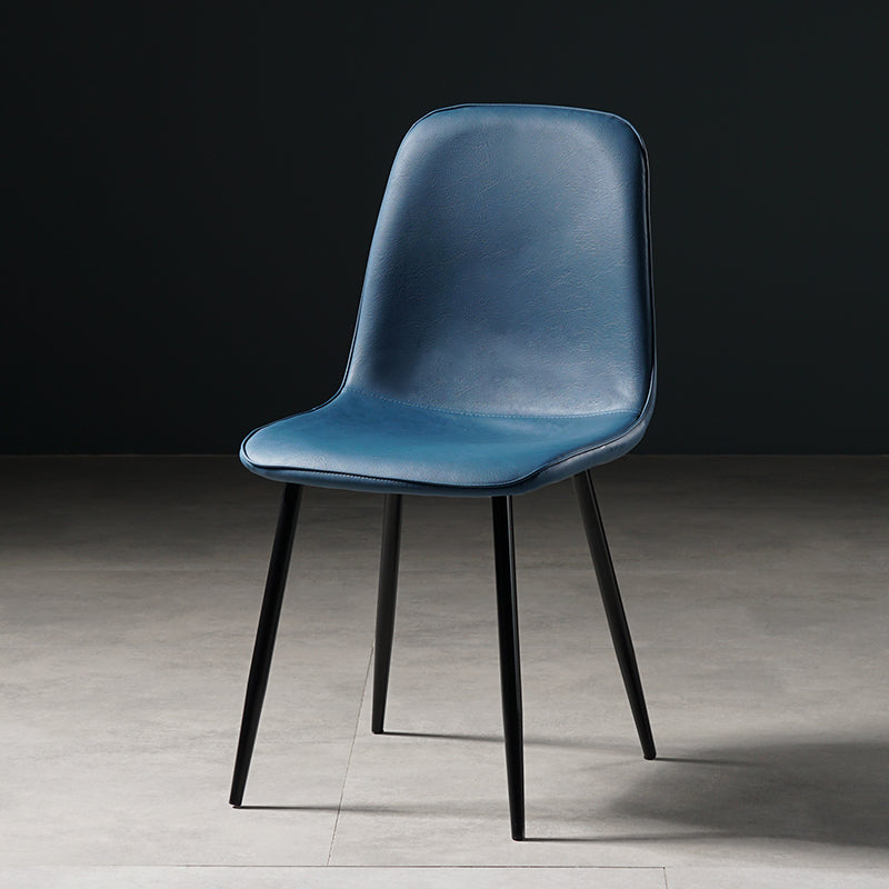 Nordic Metal Dining Chairs Dining Armless Side Chairs for Kitchen