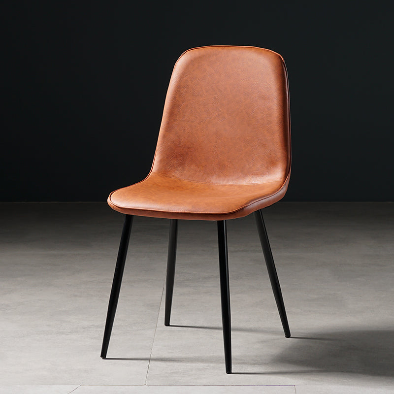 Nordic Metal Dining Chairs Dining Armless Side Chairs for Kitchen