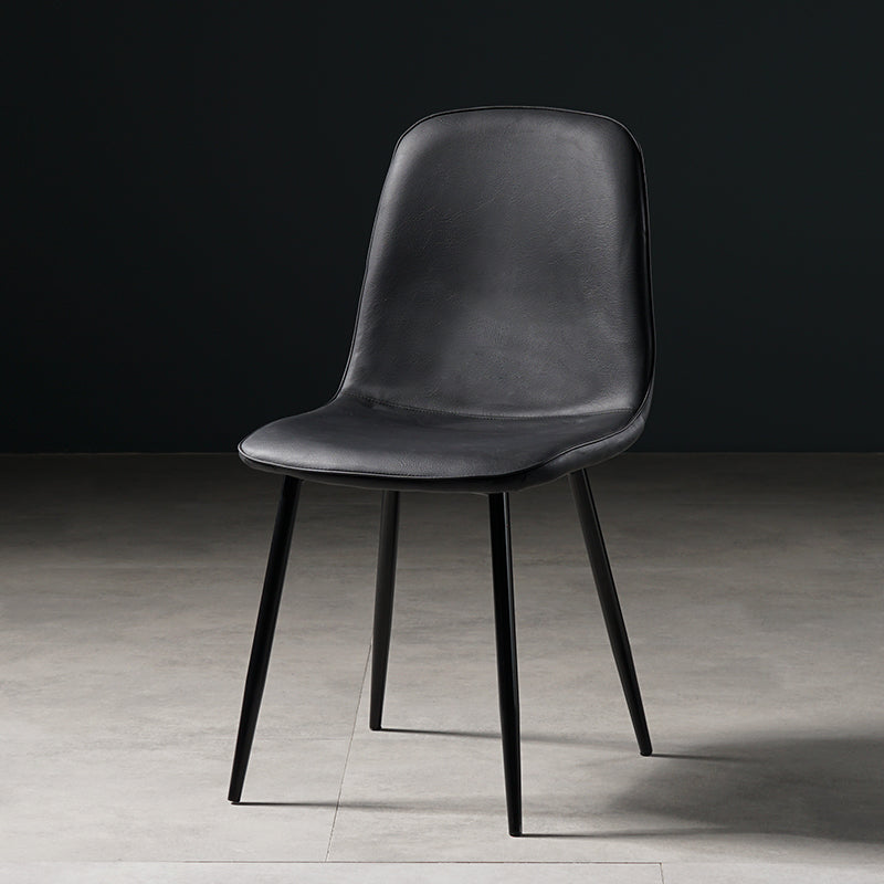 Nordic Metal Dining Chairs Dining Armless Side Chairs for Kitchen