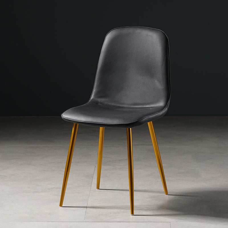 Nordic Metal Dining Chairs Dining Armless Side Chairs for Kitchen