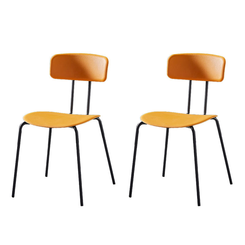 Design industriale Apri sedie da sala da pranzo sedie da pranzo senza braccio per cucina