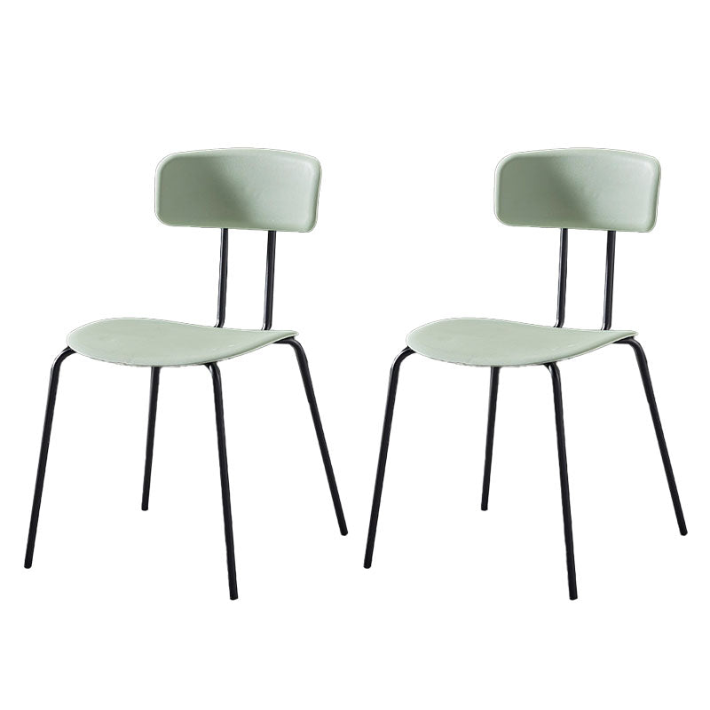 Design industriale Apri sedie da sala da pranzo sedie da pranzo senza braccio per cucina