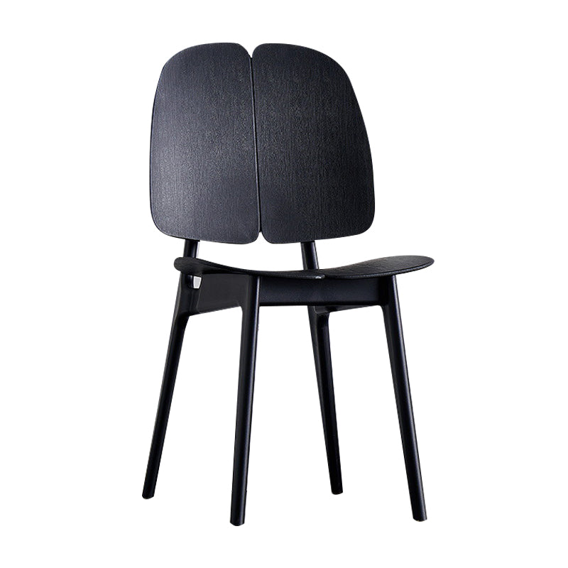 Sillas de comedor y decorativas contemporáneas Silla lateral de plástico con respaldo abierto para interiores y exteriores