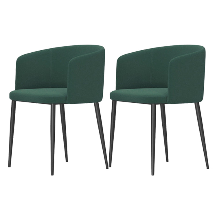 Final mate tapizado silla sólida casera moderna del brazo que cena la silla