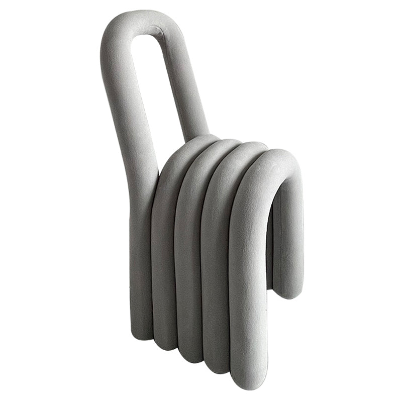 Silla de comedor de terciopelo contemporánea, silla lateral de metal sin brazos para uso doméstico
