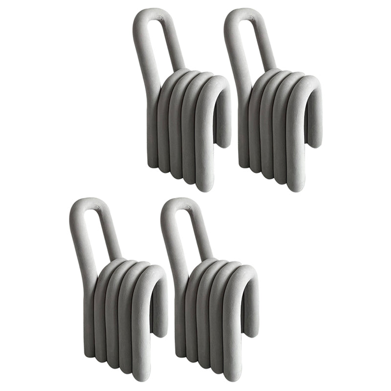 Silla de comedor de terciopelo contemporánea, silla lateral de metal sin brazos para uso doméstico