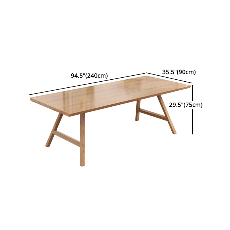 1/2/7 Pcs Pine Wood Modern Dining Room Set with Wooden Table and Chairs Dinette Set