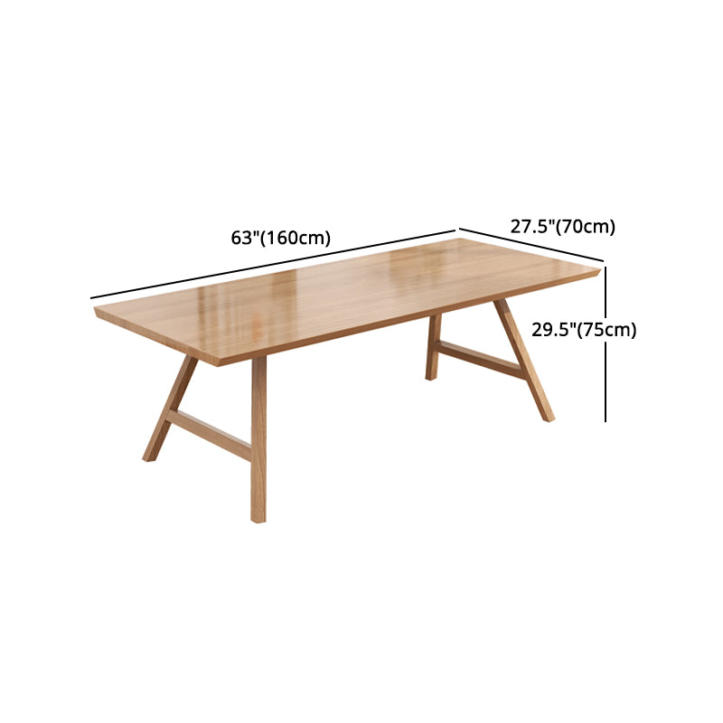 1/2/7 Pcs Pine Wood Modern Dining Room Set with Wooden Table and Chairs Dinette Set